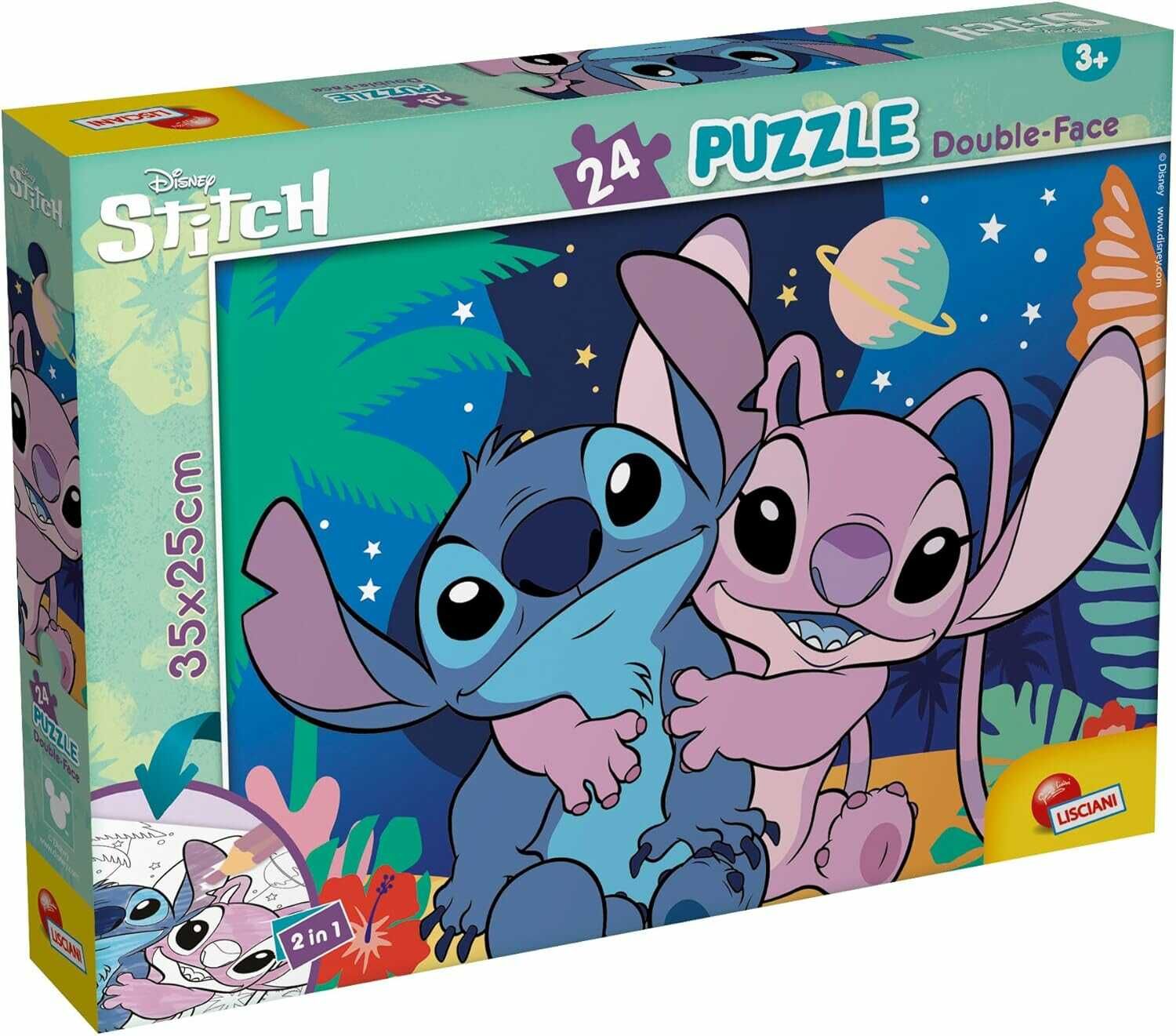 Lisciani - Puzzle Disney LILO & Stitch MaxiPlus - 24 Teile - Doppelseitig Für 4,99€ statt PVG laut Idealo 8,79€ Lisciani Puzzle Disney LILO & Stitch MaxiPlus 24 Teile Doppelseitig Für 4,99€ statt PVG laut Idealo 8,79€