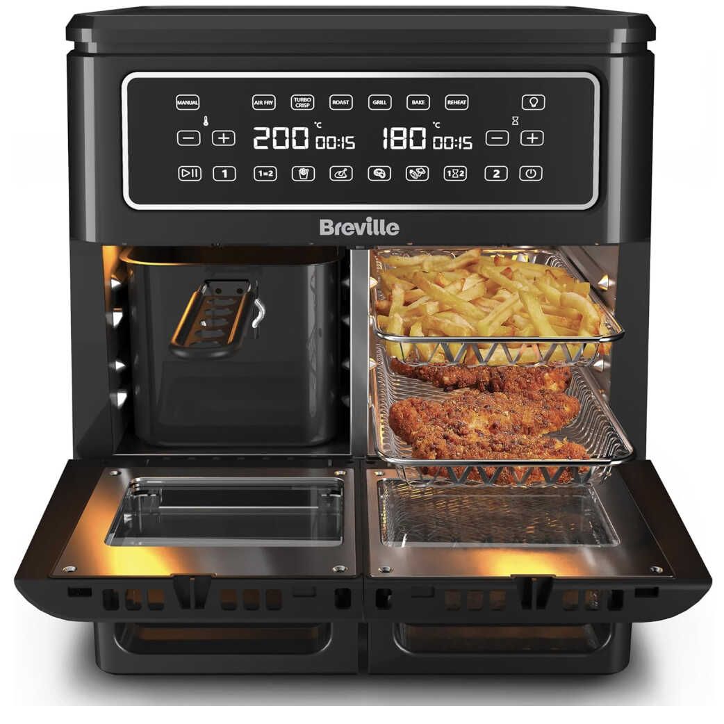 Breville VDF130X 01 Heißluftfritteuse Halo Flexi mit 11L für 120,59€ (statt 193€)