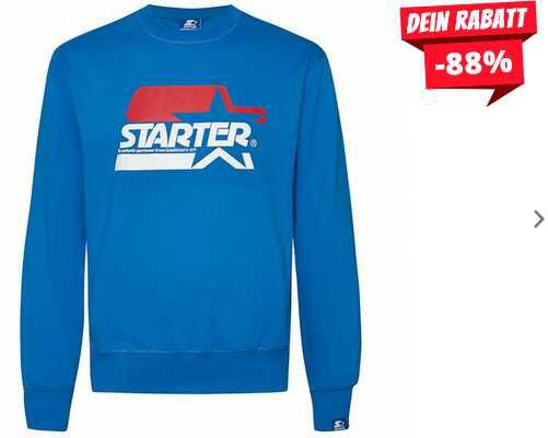 STARTER Exit Herren Sweatshirt für 11,09€ statt 16,94€