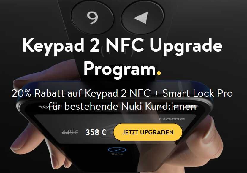 Nuki Smart Lock Pro 5 + Keypad 2.0 NFC Nuki Smart Lock Pro 5 + Keypad 2.0 NFC