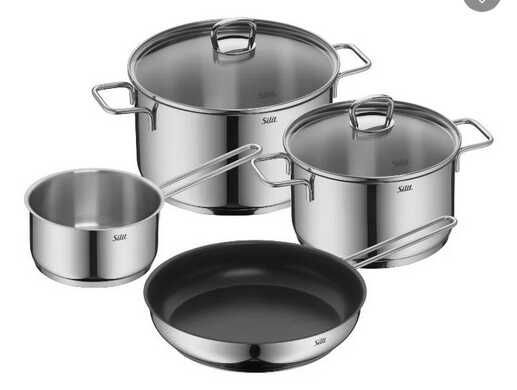 Silit Alicante Topf und Pfannenset 4-tlg. | 3 Töpfe 16cm/1.4l, 20cm/3.3l, 24cm/5.7l + Bratpfanne 28 cm 85,94€ statt 132,99€ Silit Alicante Topf und Pfannenset 4 tlg. | 3 Töpfe 16cm/1.4l, 20cm/3.3l, 24cm/5.7l + Bratpfanne 28 cm 85,94€ statt 132,99€