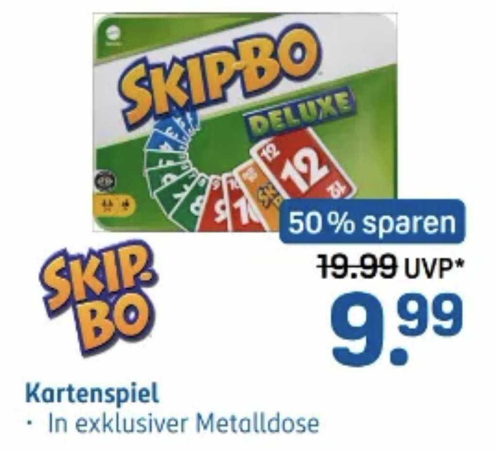 [Rossmann] Skip Bo Deluxe Metalldose (10% Gutschein) für eff. 8,99€