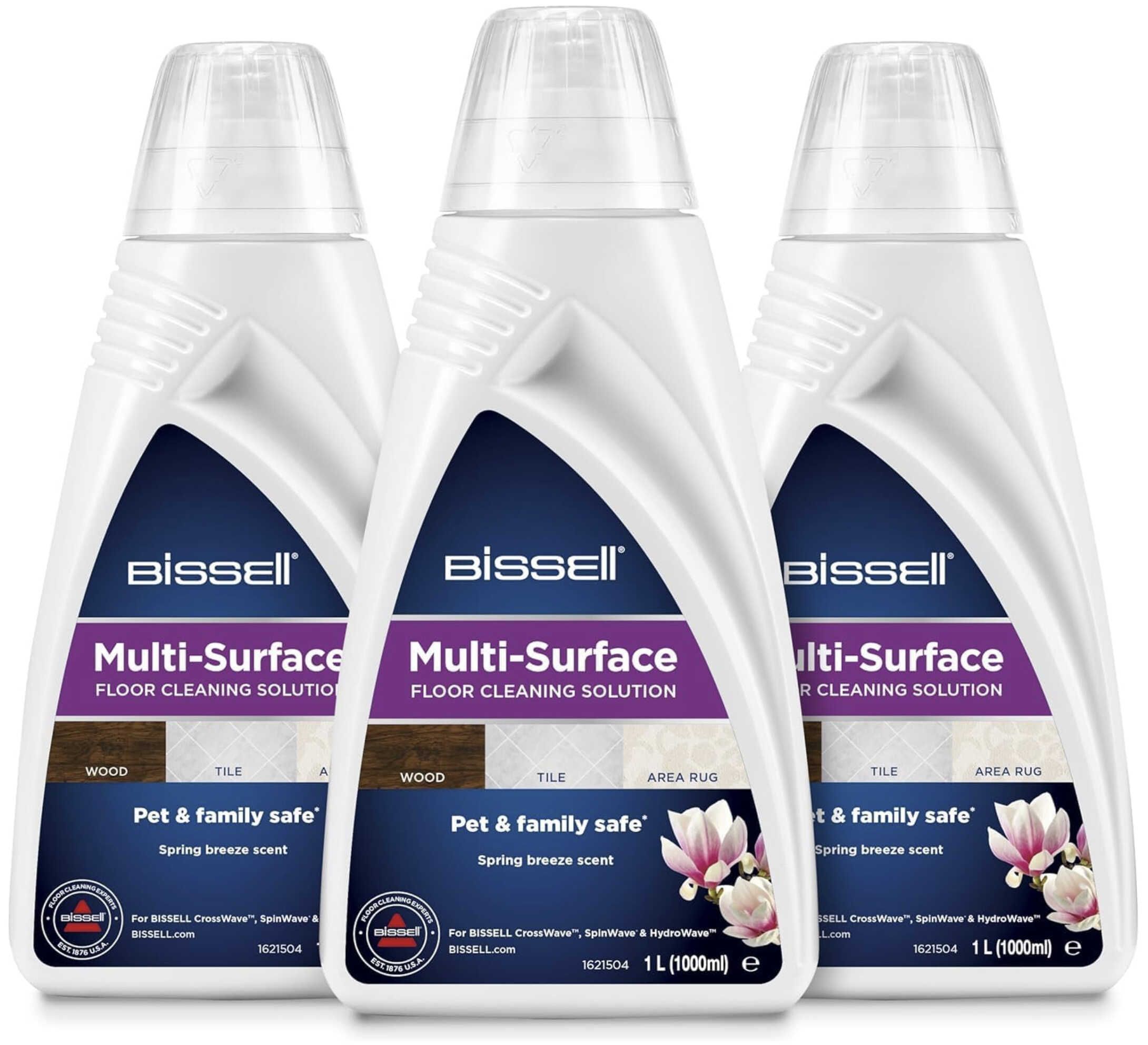 3x 1 L BISSELL Mehrflächen Bodenreinigungslösung ab 17,09€ statt 20,99€