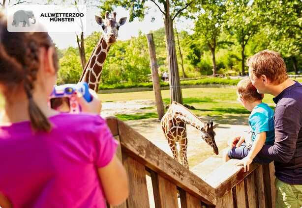 [Tripper.nl] Allwetterzoo Münster Eintrittskarte für Erwachsene 15,95 € statt 23,90 €, Kinder 11,40 € statt 14,90 €