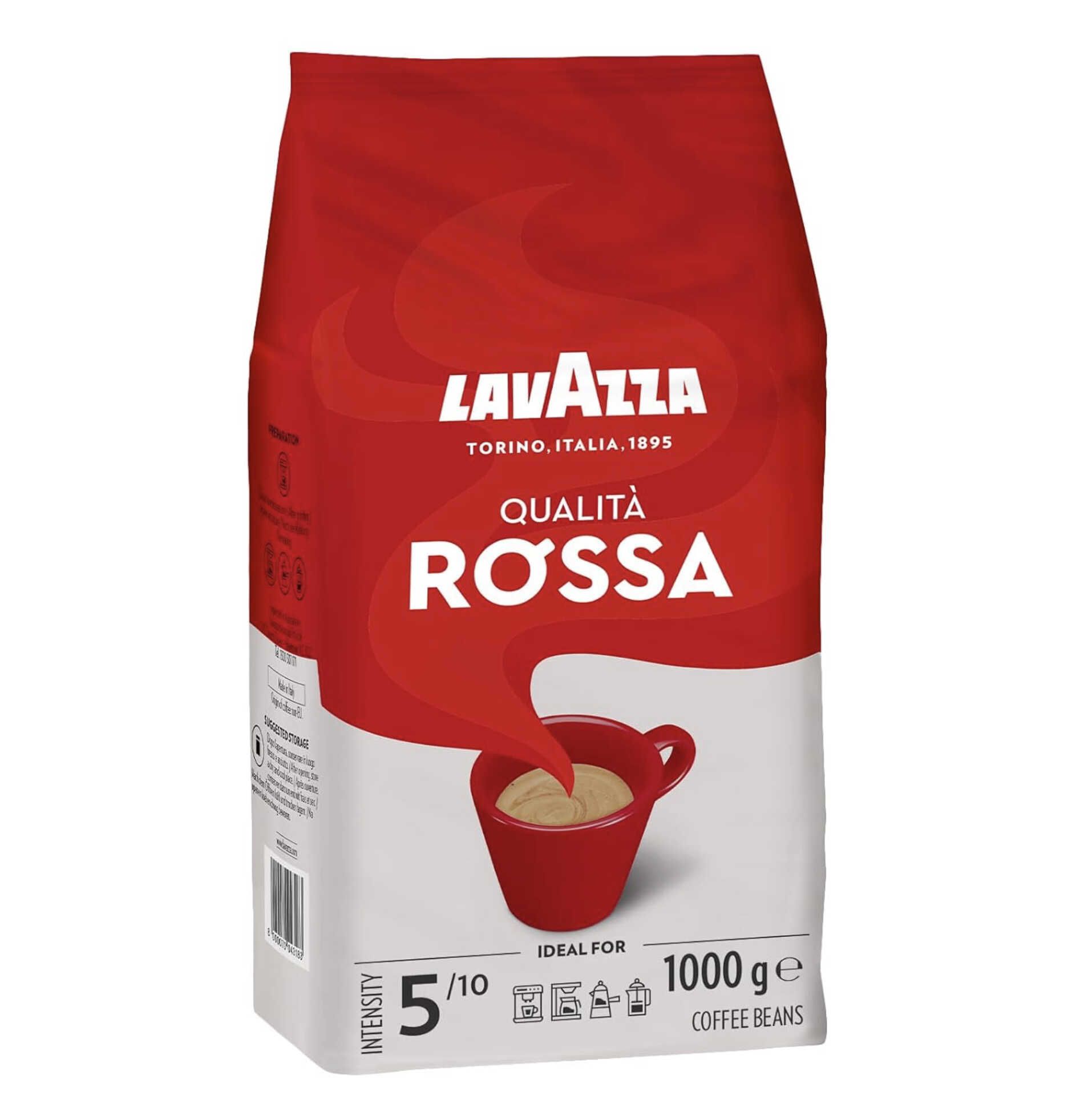 1 kg Lavazza Rossa Kaffeebohnen für 13,25€ statt 22,48€ 1 kg Lavazza Rossa Kaffeebohnen für 13,25€ statt 22,48€
