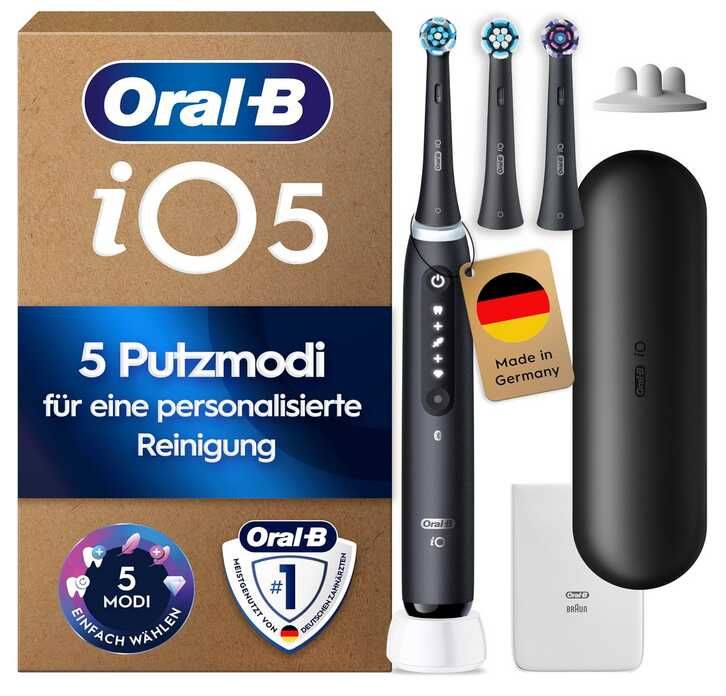 Oral-B iO Series 5 Plus Edition Elektrische Zahnbürste - 99,99€ statt 118,98€ Oral B iO Series 5 Plus Edition Elektrische Zahnbürste 99,99€ statt 118,98€