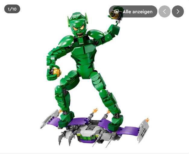 LEGO Super Heroes 76284 Green Goblin Baufigur 18,99€ statt 24,49€