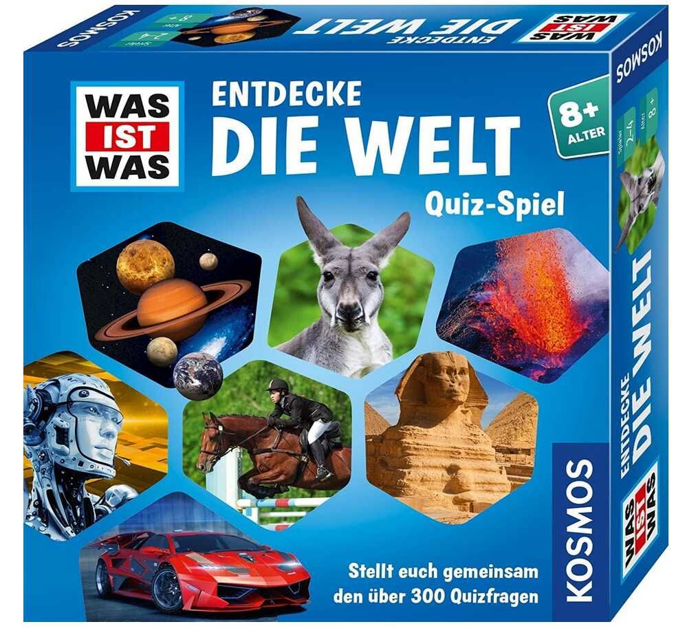 [Prime] KOSMOS ‎687748 was ist was Entdecke die Welt, Quiz Spiel   7,14€ statt 10,44€