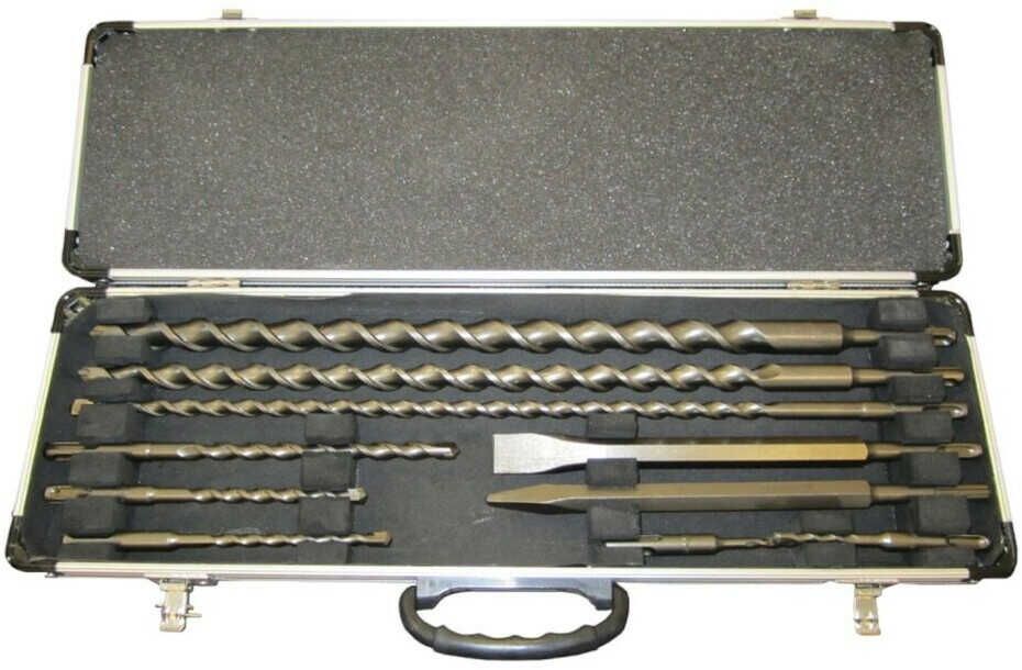 Makita SDS PLUS Bohrer  und Meißelset im Koffer | 10 teilig