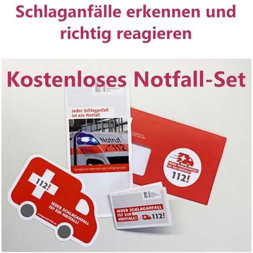 Schlaganfall erkennen und richtig reagieren | Kostenloses Notfall-Set | Schlaganfall-Kinderlotsen & mehr Infomaterial | + Gratis Kurs Schlaganfall erkennen und richtig reagieren | Kostenloses Notfall Set | Schlaganfall Kinderlotsen & mehr Infomaterial | + Gratis Kurs