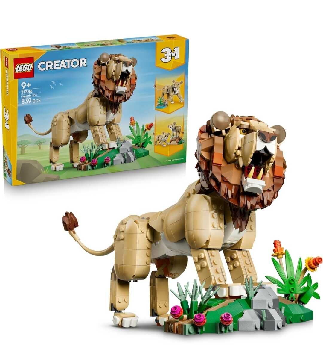 LEGO Creator 3-in-1-Set Wilde Tiere LEGO Creator 3 in 1 Set Wilde Tiere