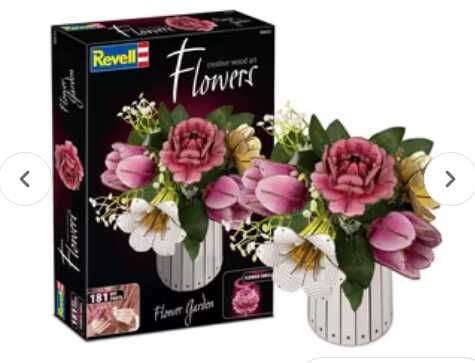 Revell 00632 Creative Wood Art Flowers Flower Garden Blumenpuzzle   Abholun