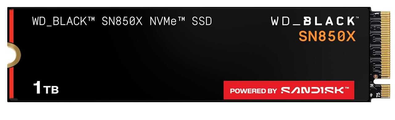 WD BLACK SN850X NVMe SSD 1 TB interne SSD   104,89€ statt 142,27€
