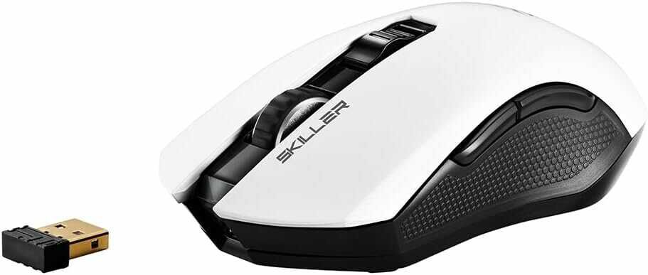 Sharkoon SKILLER SGM3 weiß, optische Gaming Maus 24,99€ statt 36,69€