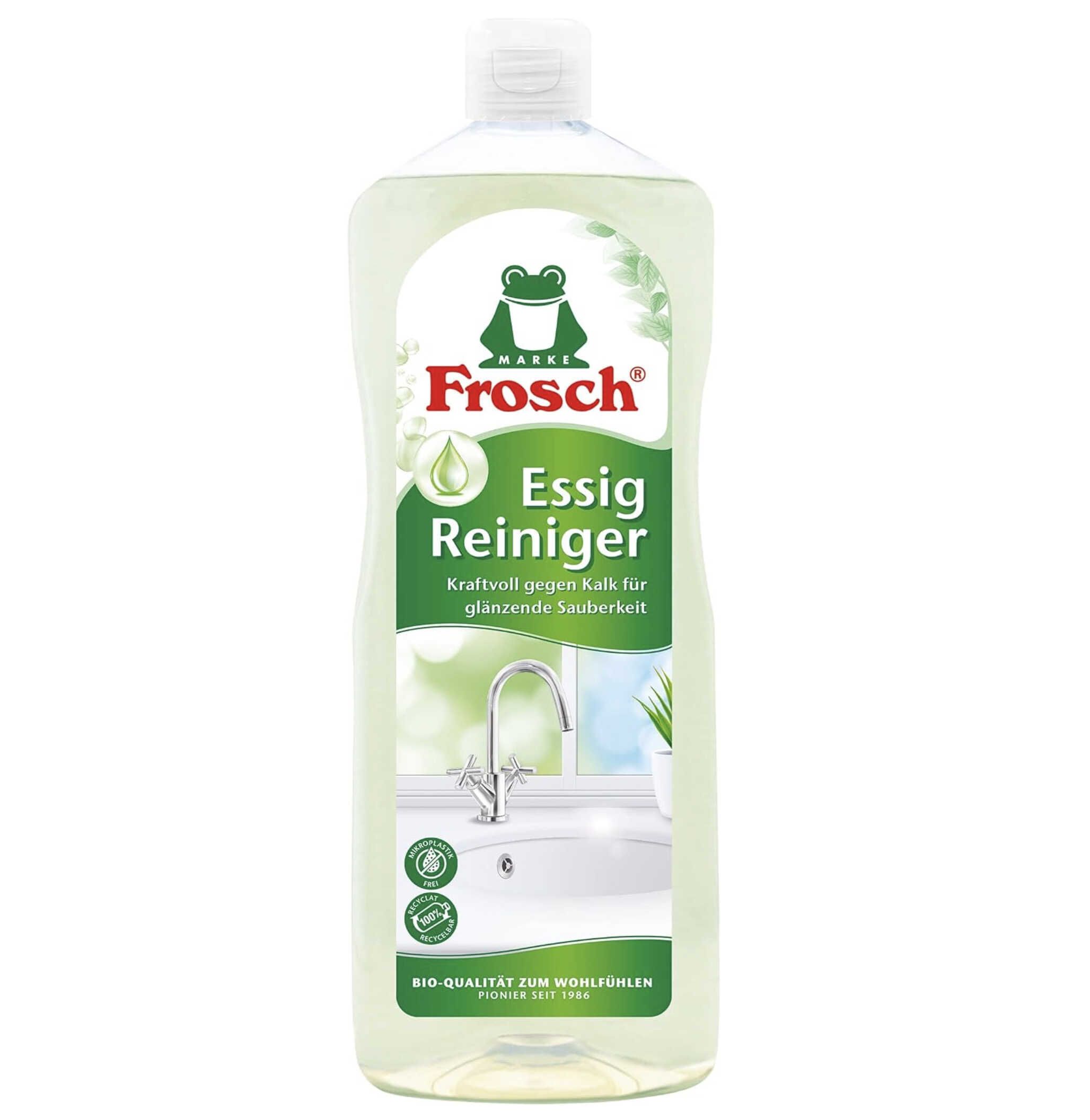4x Frosch Essig Reiniger, jeweils 1000 ml für 5,76€ statt 7,96€ 4x Frosch Essig Reiniger, jeweils 1000 ml für 5,76€ statt 7,96€
