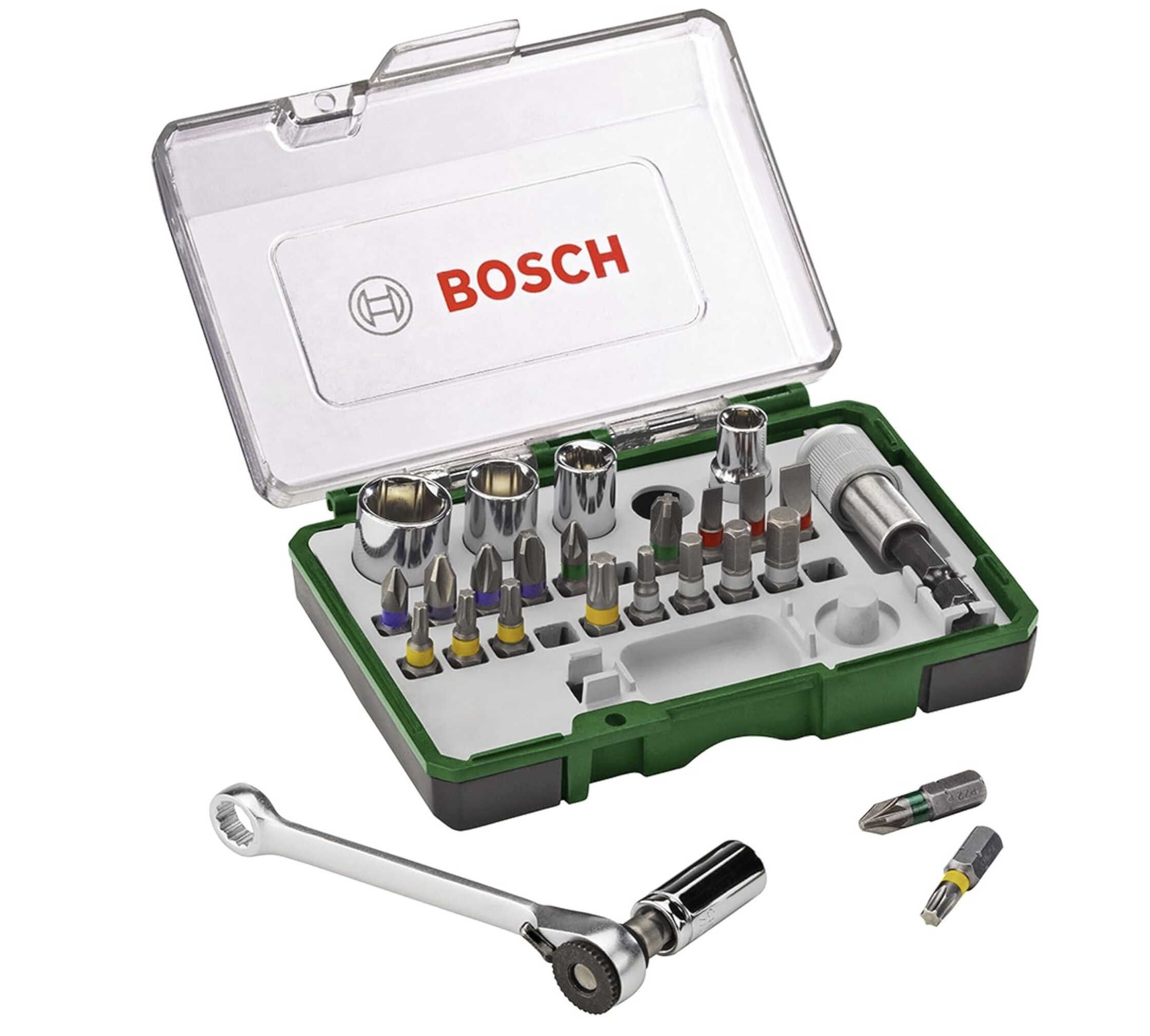 Bosch 27tlg. Schrauberbit und Ratschen Set für 12,49€ statt 21,28€