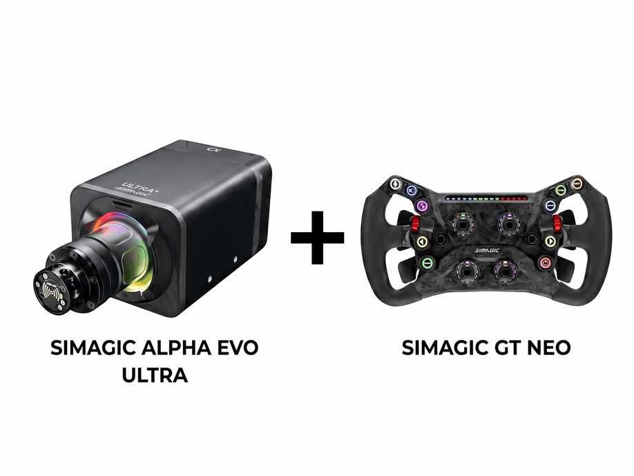Sim Racing   Simagic Alpha Evo Ultra (28nm) + GT NEO   Bundle  1.079,90€ statt 1.432,34€