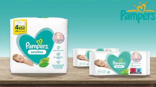 0,60€ Cashback auf die Pampers Feuchttücher