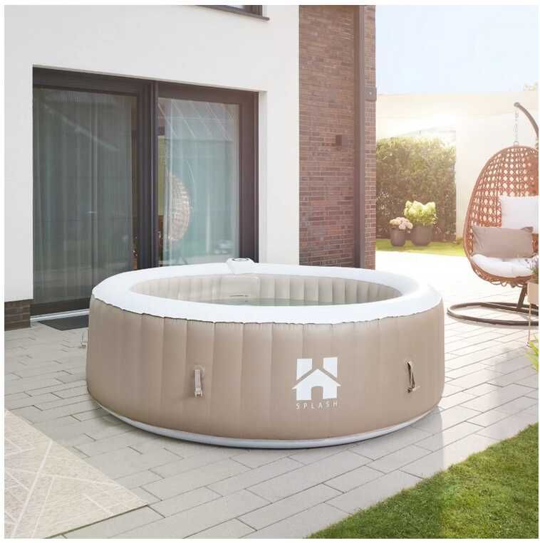 Home Deluxe Outdoor Whirlpool SPLASH für bis zu 6 Personen   287,04€ statt 359€