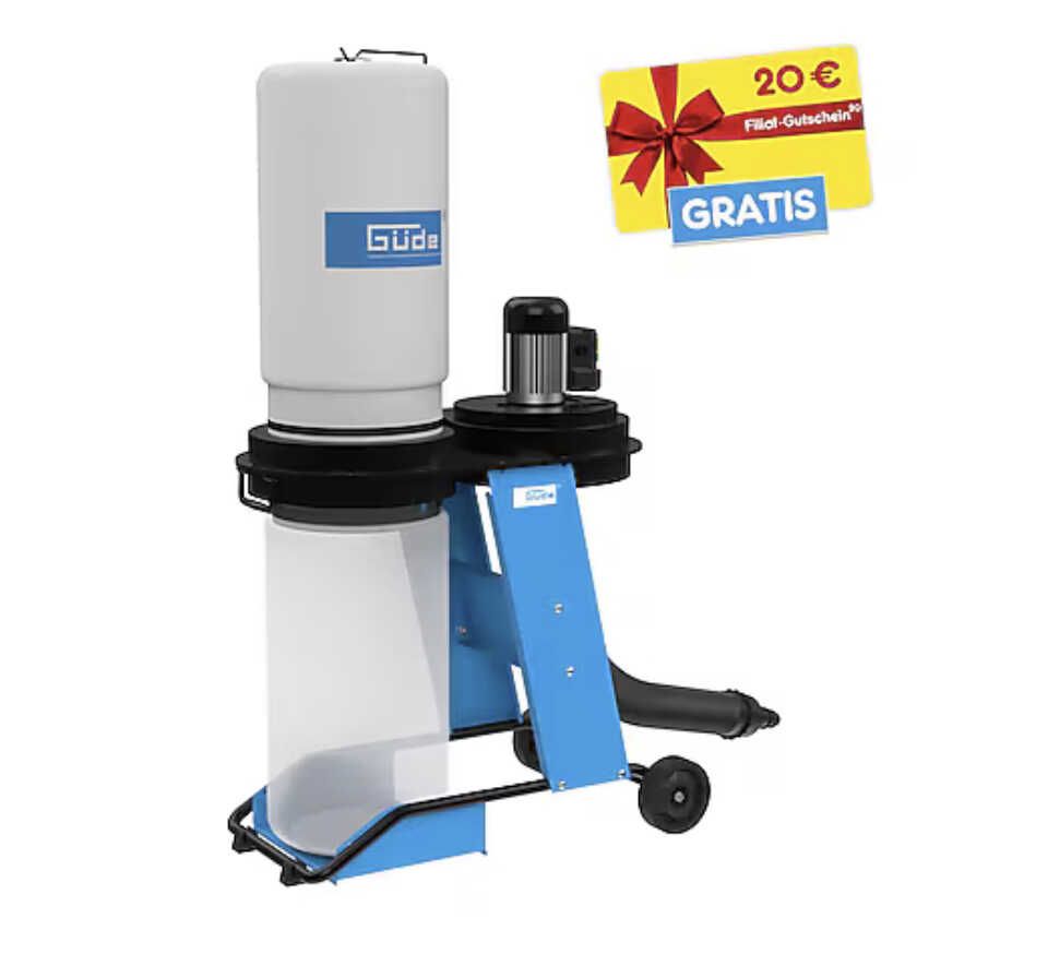 Güde GAA 65.1 Absauganlage für 105,94€ für 105,94€ statt 133,04€ + 20€ Netto Filialgutschein