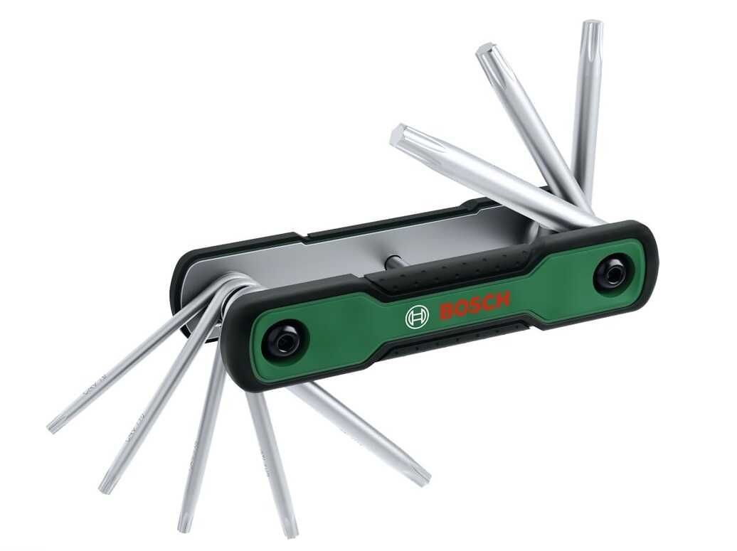[Prime] Bosch Klappbares 8 in 1 Torx Schlüssel Set   8,86€ statt 14,80€