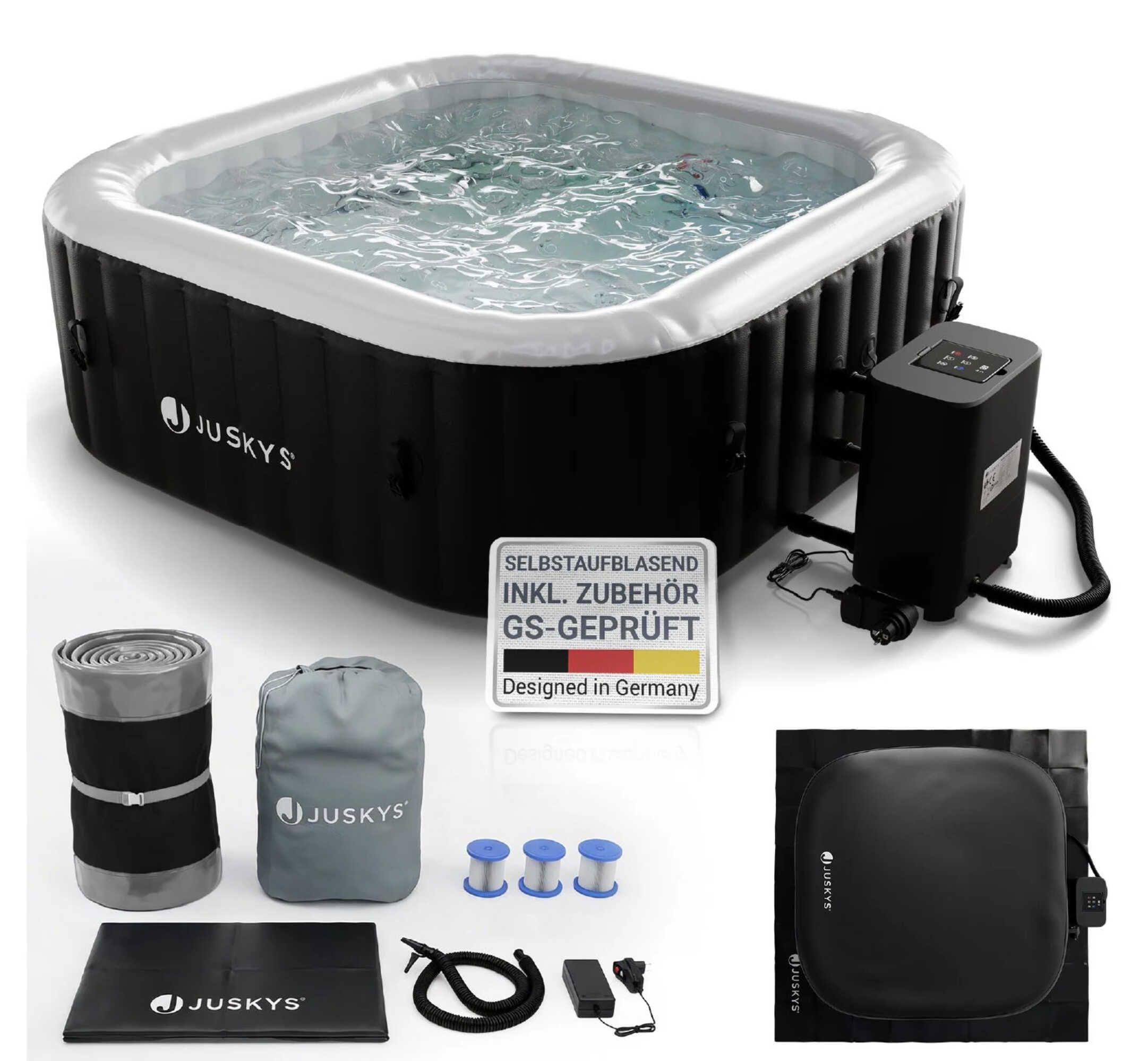 Juskys Whirlpool SpaLuxe für 293,94€ statt 489,99€