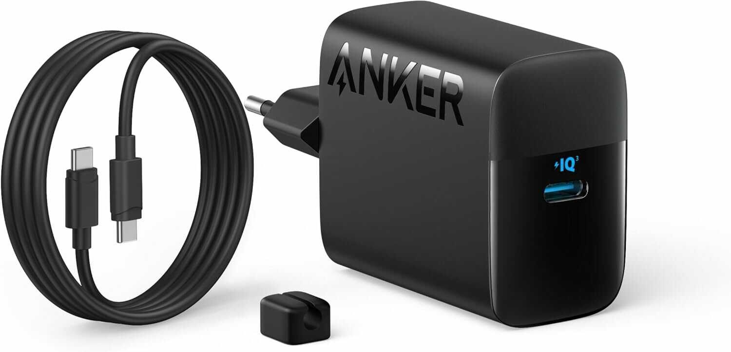 Anker 45W USB C Ladegerät, PPS-Schnellladen (1x 1,5m Kabel inkl.) für 13,99€ (statt 21,05€) (Prime) Anker 45W USB C Ladegerät, PPS Schnellladen (1x 1,5m Kabel inkl.) für 13,99€ (statt 21,05€) (Prime)