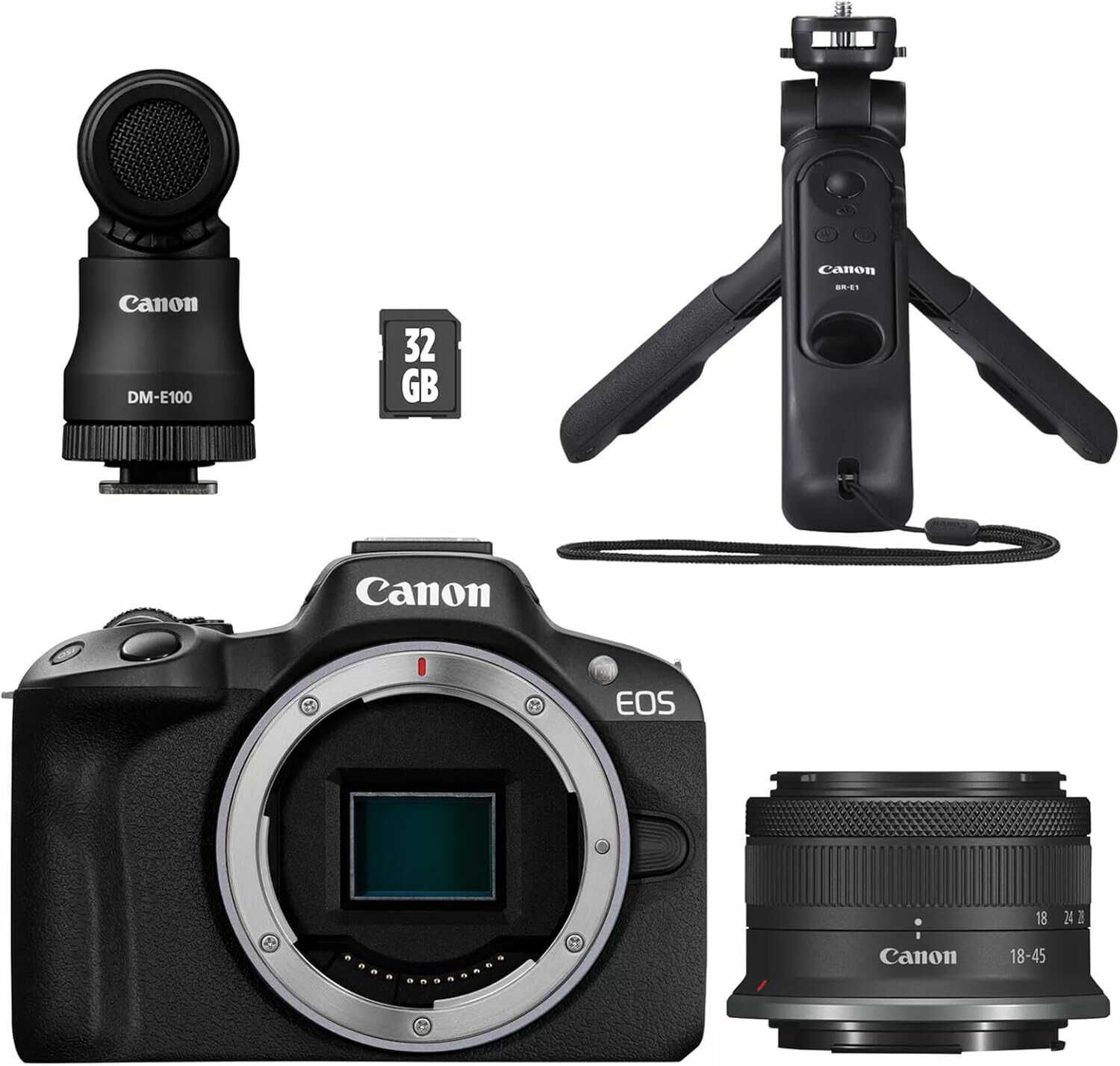 Canon EOS R50 Spiegellose Kamera Content Creator Kit 579€ statt 763,34€