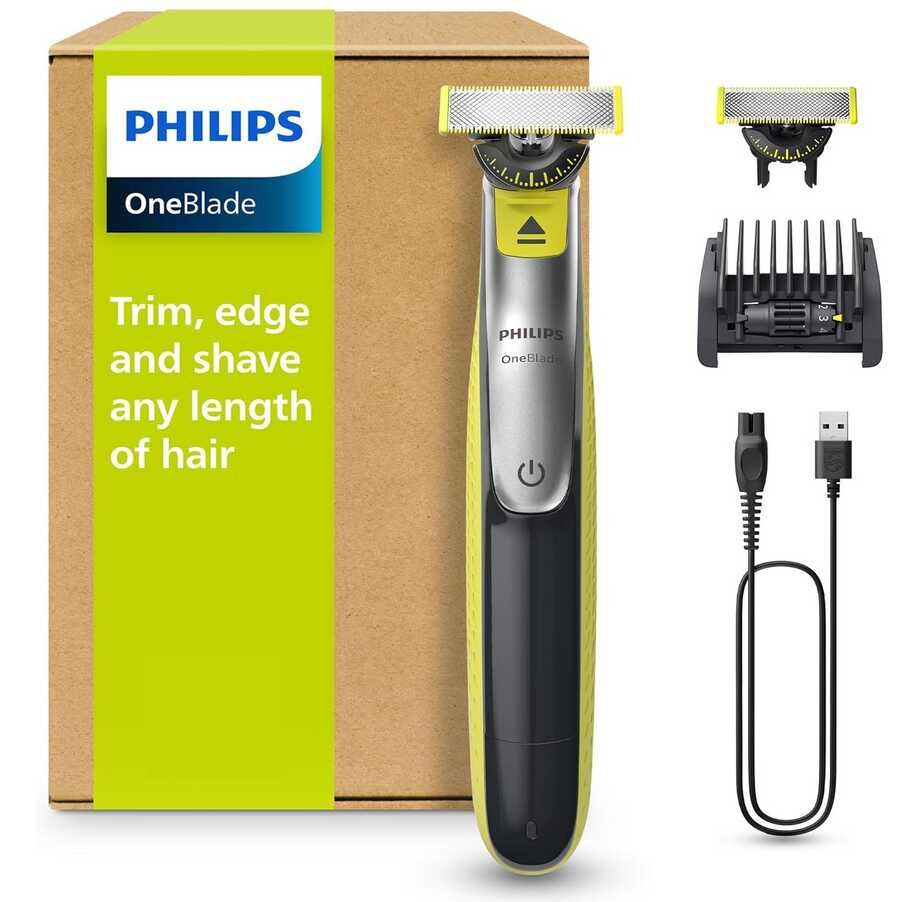 [Prime] PHILIPS OneBlade 360 Face   elektrischer Rasierer & Trimmer   34,30€ statt 46,93€
