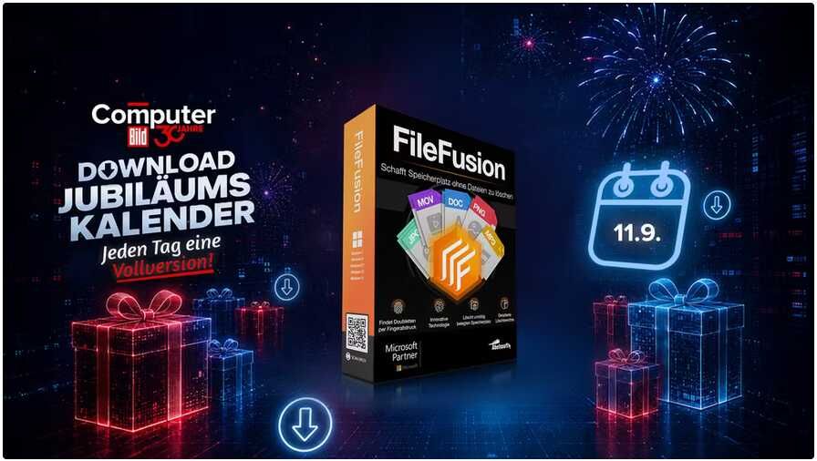 COMPUTER BILD: FileFusion (COMPUTER BILD-Edition) – doppelte Dateien finden und Speicherplatz sparen COMPUTER BILD: FileFusion (COMPUTER BILD Edition) – doppelte Dateien finden und Speicherplatz sparen