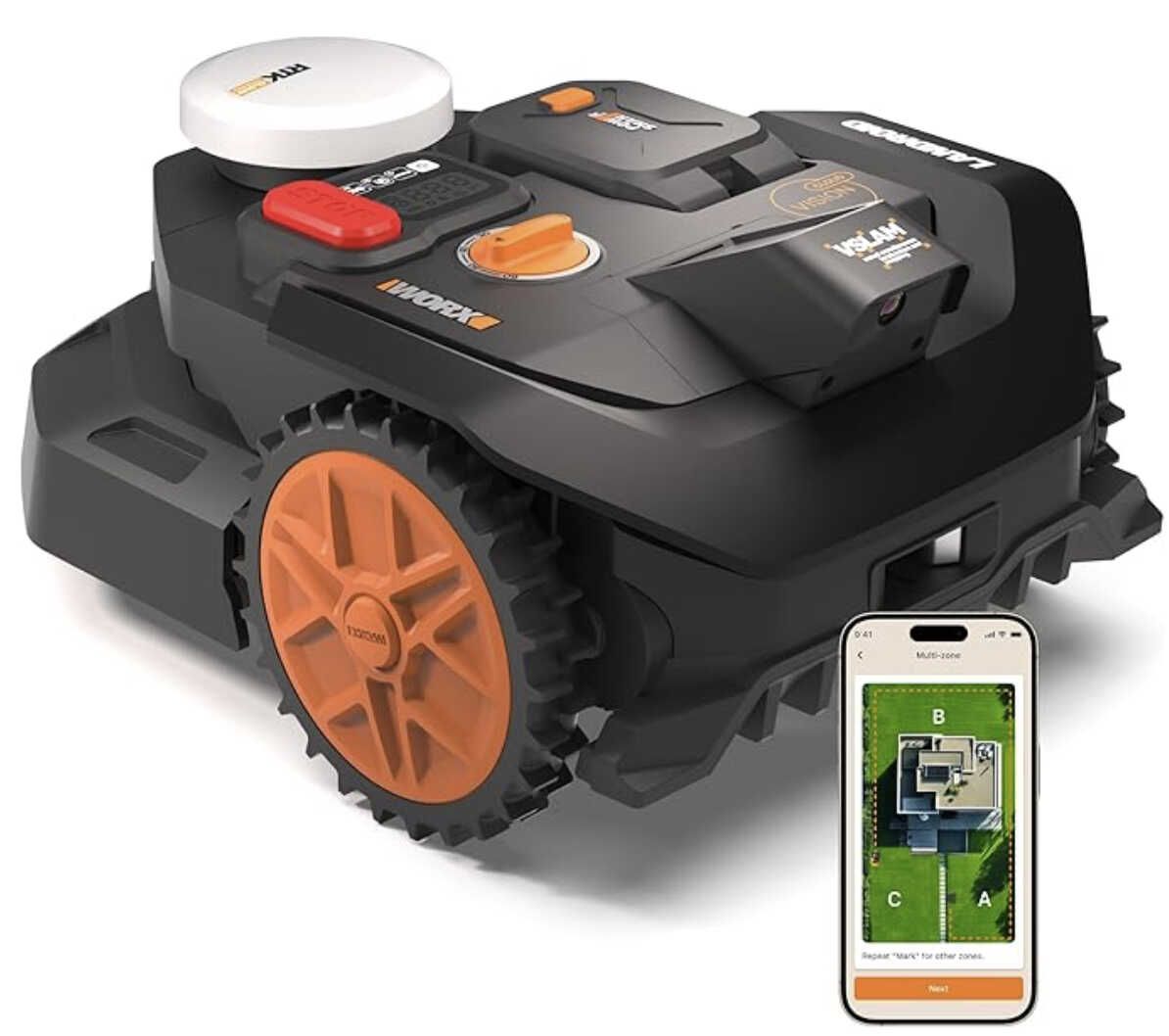Worx Vision Cloud WR304E Mähroboter ohne Begrenzungskabel für 499€ statt 651,63€ Worx Vision Cloud WR304E Mähroboter ohne Begrenzungskabel für 499€ statt 651,63€