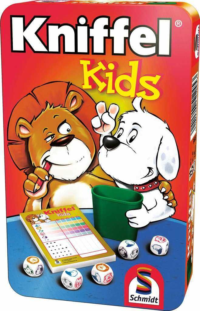 (Prime) Schmidt Spiele 51245 Kniffel Kids, Bring mich mit Spiel in der Metalldose (Prime) Schmidt Spiele 51245 Kniffel Kids, Bring mich mit Spiel in der Metalldose