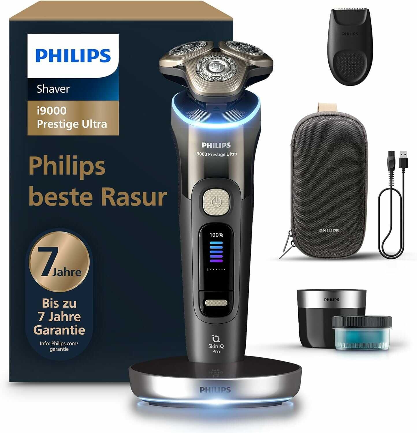 Philips Rasierer i9000 Prestige Ultra Nass  und Trockenrasierer 249,99€ statt 388€
