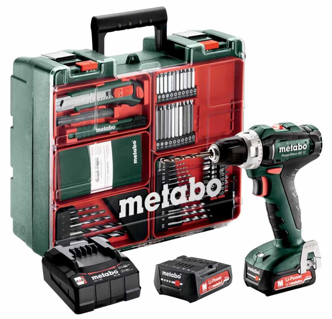 Metabo PowerMaxx BS 12 Akku Bohrschrauber | 12 V   90,90€ statt 115,99€