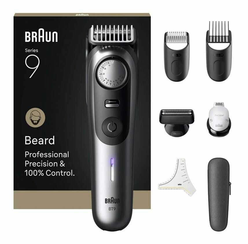 Braun Barttrimmer Styler BT 9520   Satin Chrome   75,89€ statt 93,99€