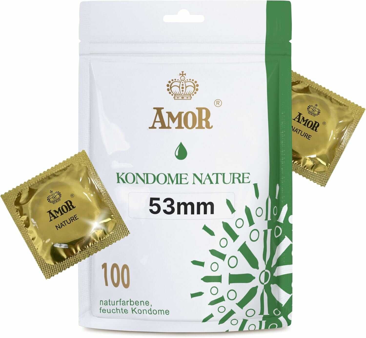 AMOR NATURE 53 mm Kondome 100er Pack für  13,59€ statt 16,99€