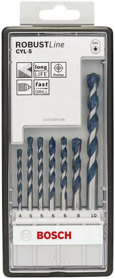 Bosch Professional 7 tlg. CYL 5 Betonbohrer Set 12,97€ statt 15,99€