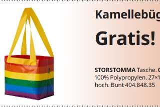 [Köln] Ikea gratis Tasche STORSTOMMA Coupon (ab 31.1. einlösbar)