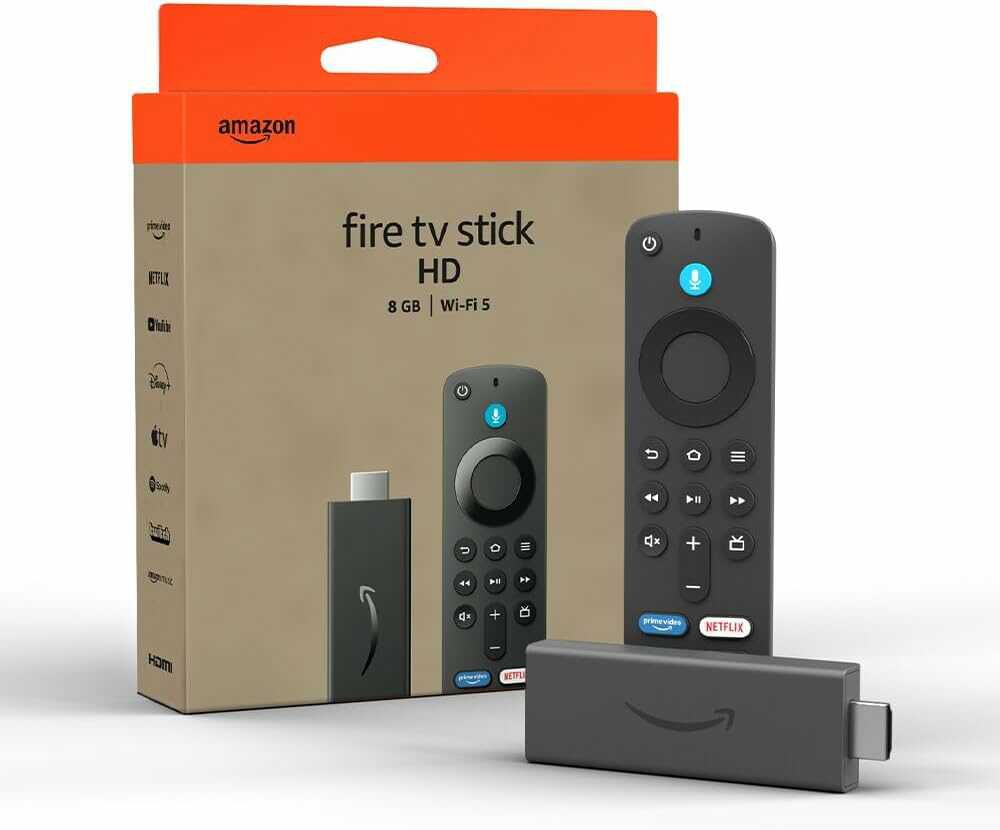 Amazon Fire TV Stick HD (Neueste Generation), Free  und Live TV, Alexa Sprachfernbedienung  Für 27,99€ PVG 29,99€