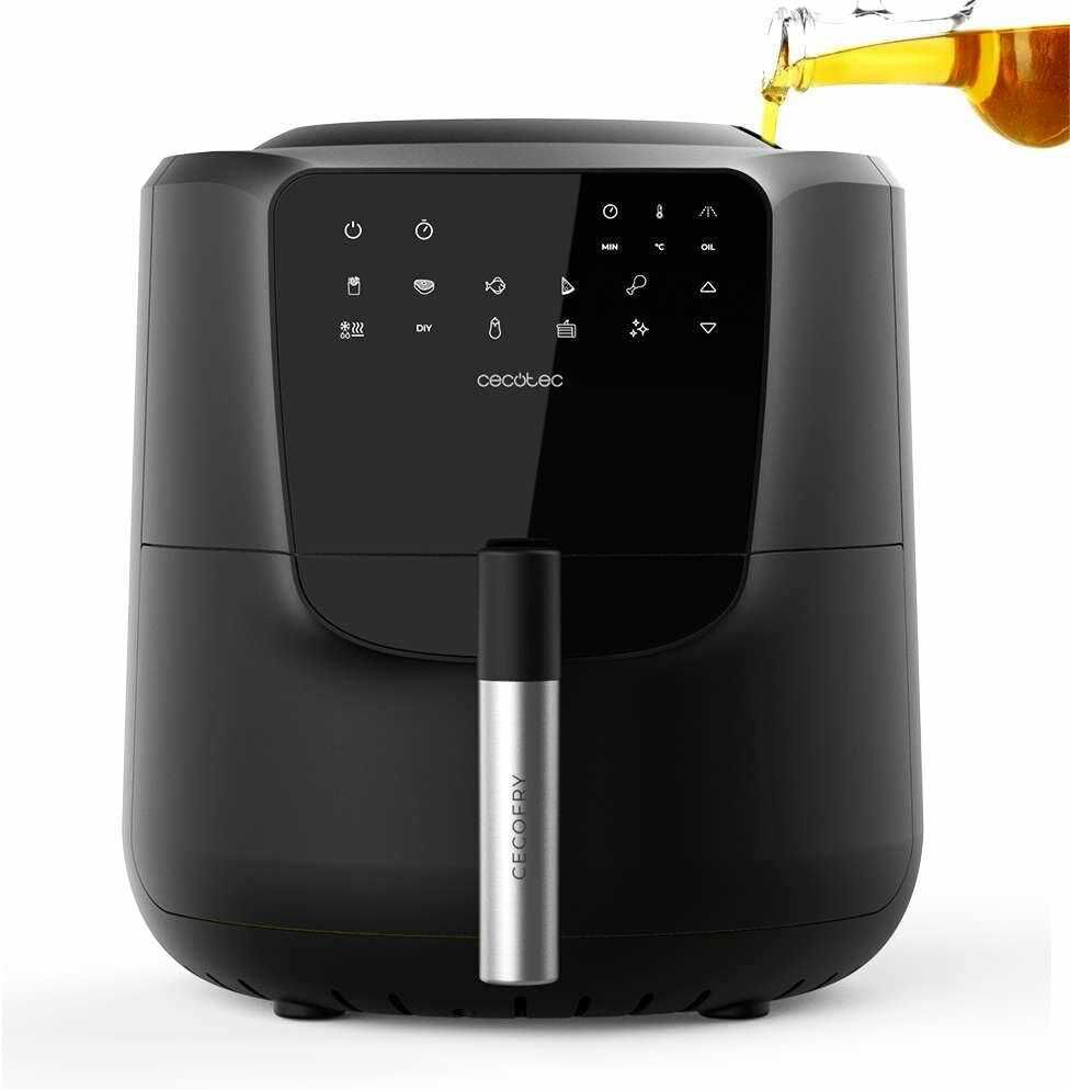 Cecotec Cecofry Rain M Air Fryer / Heißtluftfritteuse 5,5 L, 1550 W 49,90€ statt 65,90€ Cecotec Cecofry Rain M Air Fryer / Heißtluftfritteuse 5,5 L, 1550 W 49,90€ statt 65,90€