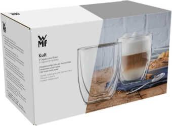 WMF Kult Cappuccino Thermogläser Set, 250ml, 2 teilig für 11,99€ statt 16,84€