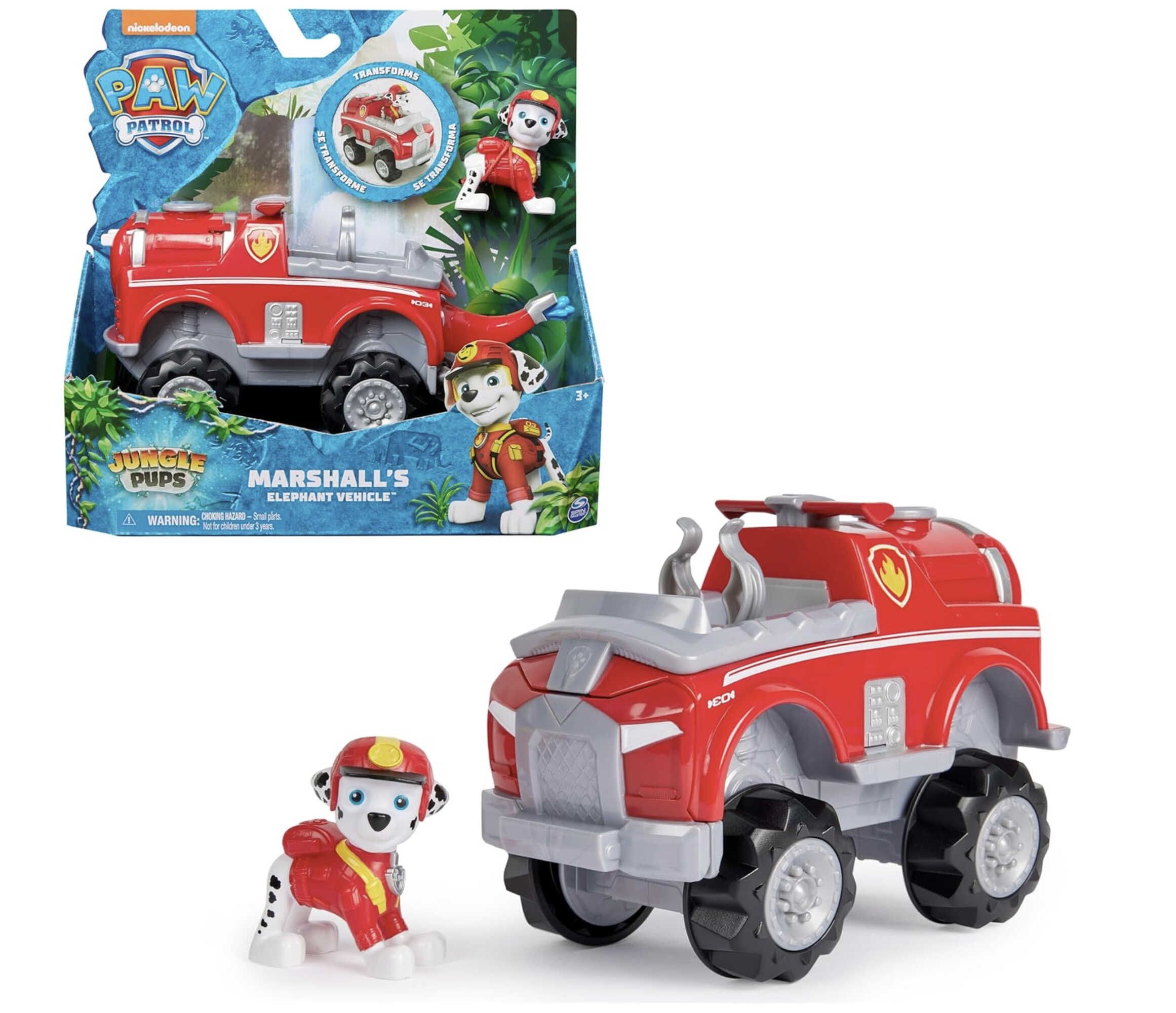 PAW PATROL Jungle Pups   Elefanten Fahrzeug mit Marshall Figur ab 8,22€ statt 16,63€