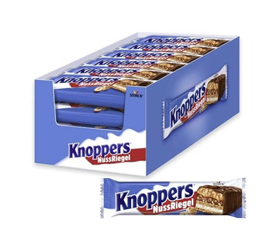 24x Knoppers NussRiegel 40g Schokoriegel für 11,95€ statt 15,81€