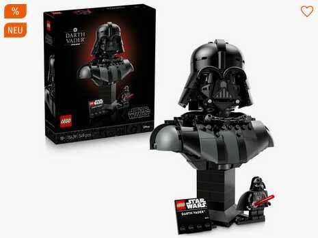 LEGO Star Wars Darth Vader Büste (75439) + Gratiszugabe LEGO Star Wars The Mandalorian Tasse 31,99€ statt 41,48€ LEGO Star Wars Darth Vader Büste (75439) + Gratiszugabe LEGO Star Wars The Mandalorian Tasse 31,99€ statt 41,48€