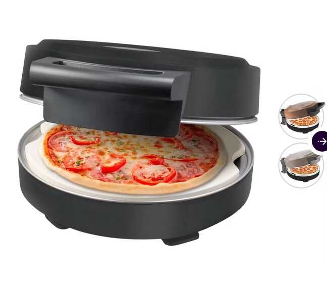 Bestron APZ500CO Pizzasteinofen mit bis zu 320°C Höchsttemperatur 30,90€ statt 51,68€