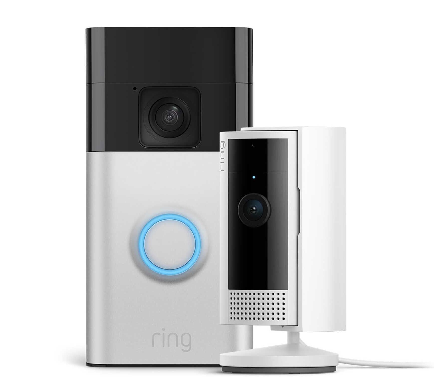 Ring Akku Videotürklingel + Ring Innenkamera für 54,99€ statt 79,99€