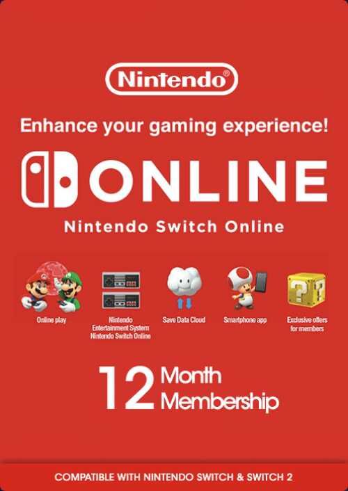 [Loaded] Nintendo Switch Online 12 Monate Mitgliedschaft (Einzel) – EU Key für 14,89€