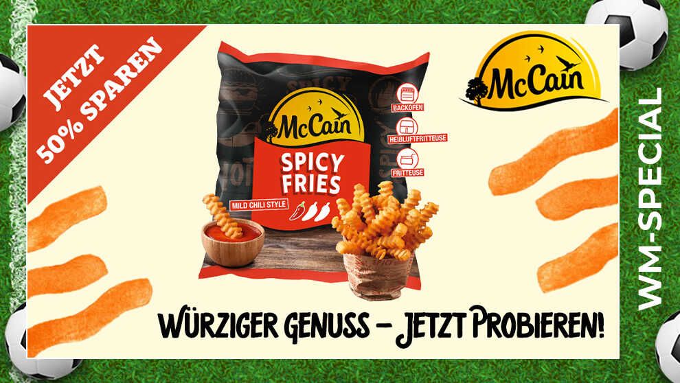 McCain Spicy Fries 50% Cashback