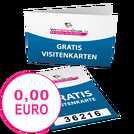 200 persönliche Visitenkarten gratis