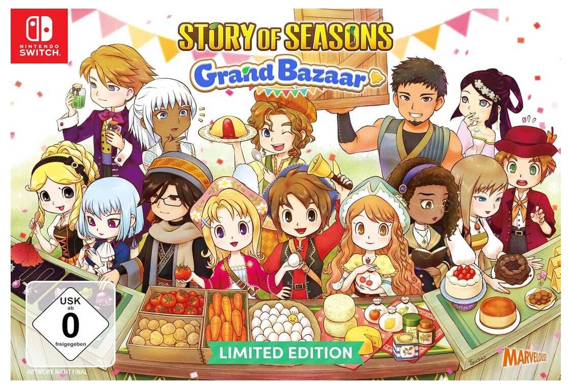 [Prime] Story of Seasons: Grand Bazaar Limited Edition   Switch   28,32€ statt 63,89€